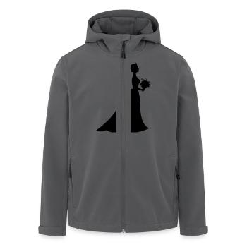 braut - Recycelte Männer Softshell-Jacke von Stanley/Stella - Anthrazit - Vorne - AI Model Male 185 light (185cm)