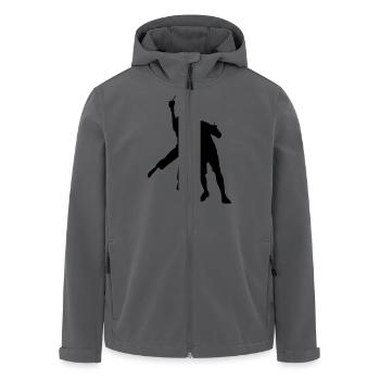 couple silhouette design - Recycelte Männer Softshell-Jacke von Stanley/Stella - Anthrazit - Vorne - AI Model Male 185 light (185cm)