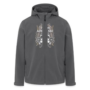 Ischgl Team Apres Ski - Recycelte Männer Softshell-Jacke von Stanley/Stella - Anthrazit - Vorne - AI Model Male 185 light (185cm)
