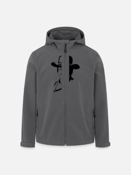 wayne - Recycelte Männer Softshell-Jacke von Stanley/Stella - Anthrazit