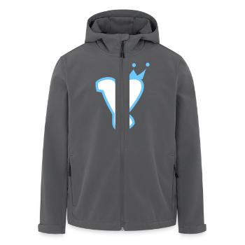 Monogramm Y Kleinkind Jungen Krone - Recycelte Männer Softshell-Jacke von Stanley/Stella - Anthrazit - Vorne - AI Model Male 185 light (185cm)