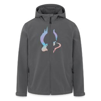 Logo Mansi Venice - Recycelte Männer Softshell-Jacke von Stanley/Stella - Anthrazit - Vorne - AI Model Male 185 light (185cm)