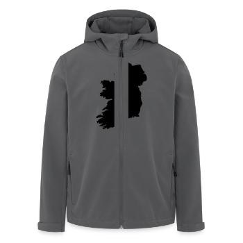 Irland - Recycelte Männer Softshell-Jacke von Stanley/Stella - Anthrazit - Vorne - AI Model Male 185 light (185cm)