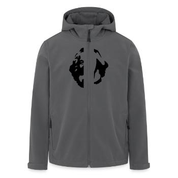 Karl Marx - Recycelte Männer Softshell-Jacke von Stanley/Stella - Anthrazit - Vorne - AI Model Male 185 light (185cm)
