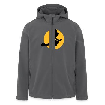 Hexe - Recycelte Männer Softshell-Jacke von Stanley/Stella - Anthrazit - Vorne - AI Model Male 185 light (185cm)