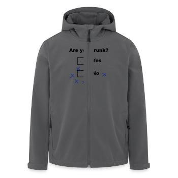 Are you drunk? - Recycelte Männer Softshell-Jacke von Stanley/Stella - Anthrazit - Vorne - AI Model Male 185 light (185cm)