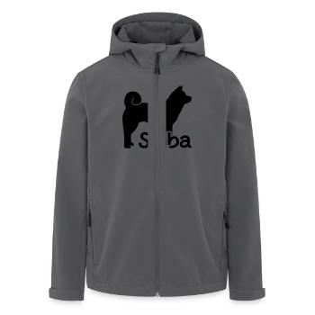 Shiba Inu - Recycelte Männer Softshell-Jacke von Stanley/Stella - Anthrazit - Vorne - AI Model Male 185 light (185cm)