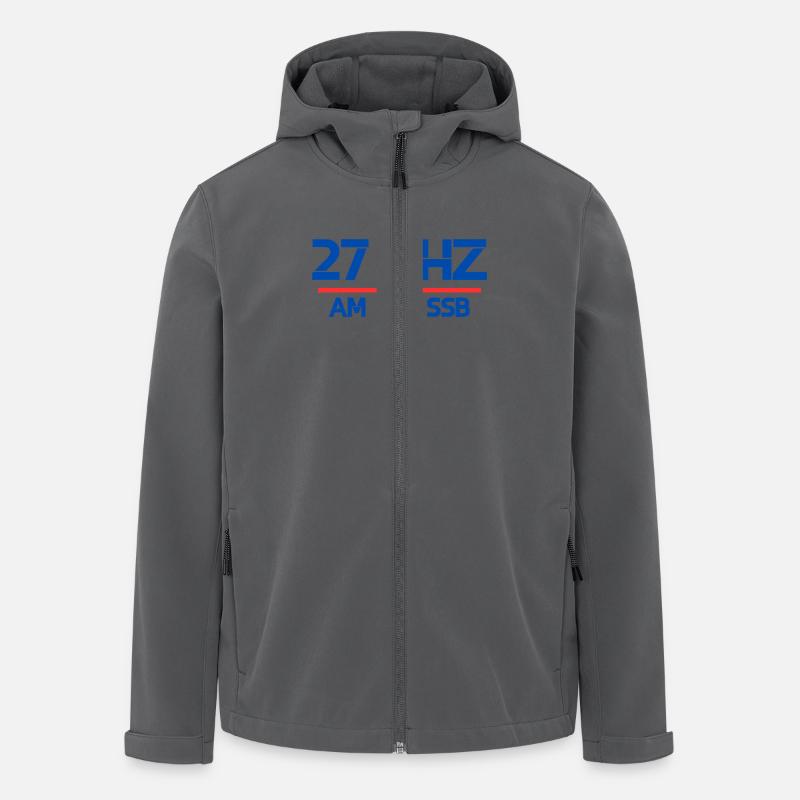 27 MHz on fm ssb - Men’s Recycled Softshell Jacket by Stanley/Stella - anthracite