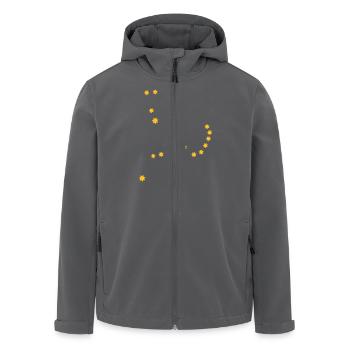 astronomy_orion - Recycelte Männer Softshell-Jacke von Stanley/Stella - Anthrazit - Vorne - AI Model Male 185 light (185cm)