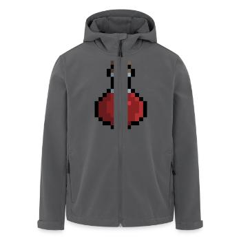 Pixel Health Potion - Gesundheitstrank - Recycelte Männer Softshell-Jacke von Stanley/Stella - Anthrazit - Vorne - AI Model Male 185 light (185cm)