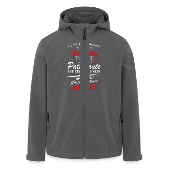 SChwester lebender Beweis - Recycelte Männer Softshell-Jacke von Stanley/Stella - Anthrazit - Vorne - AI Model Male 185 light (185cm)