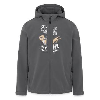 Bier Beerpong Saufen Bierkrug Trinkspiel - Recycelte Männer Softshell-Jacke von Stanley/Stella - Anthrazit - Vorne - AI Model Male 185 light (185cm)