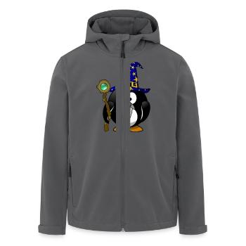 penguin95 - Recycelte Männer Softshell-Jacke von Stanley/Stella - Anthrazit - Vorne - AI Model Male 185 light (185cm)