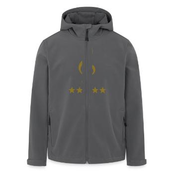clef deluxe - Recycelte Männer Softshell-Jacke von Stanley/Stella - Anthrazit - Vorne - AI Model Male 185 light (185cm)