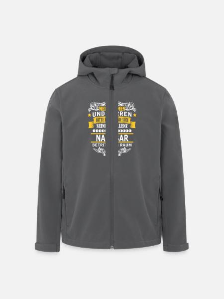 NACHBAR - Recycelte Männer Softshell-Jacke von Stanley/Stella - Anthrazit