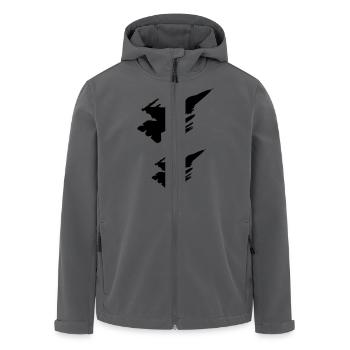 Fighter Jets - Recycelte Männer Softshell-Jacke von Stanley/Stella - Anthrazit - Vorne - AI Model Male 185 light (185cm)