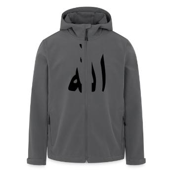 allah arabisch gott islam - Recycelte Männer Softshell-Jacke von Stanley/Stella - Anthrazit - Vorne - AI Model Male 185 light (185cm)