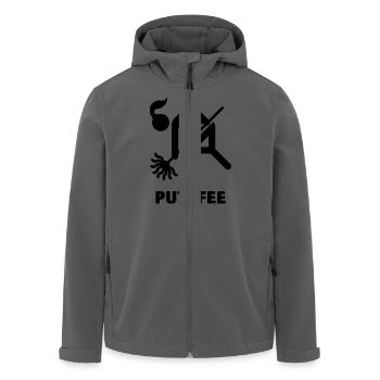 Putzfee / Putzfrau - Recycelte Männer Softshell-Jacke von Stanley/Stella - Anthrazit - Vorne - AI Model Male 185 light (185cm)