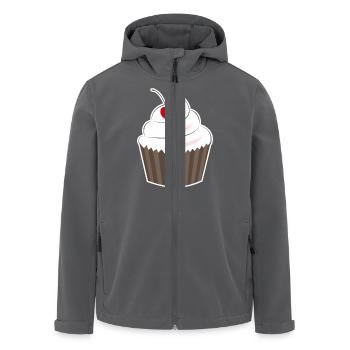 muffin - Recycelte Männer Softshell-Jacke von Stanley/Stella - Anthrazit - Vorne - AI Model Male 185 light (185cm)