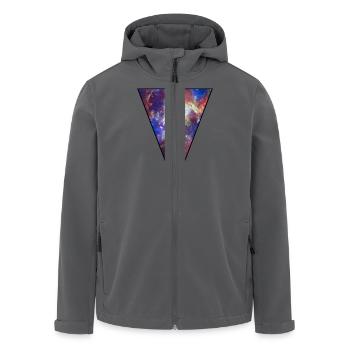 Galaxy - Space - Sterne - Cosmic - Kunst - - Recycelte Männer Softshell-Jacke von Stanley/Stella - Anthrazit - Vorne - AI Model Male 185 light (185cm)