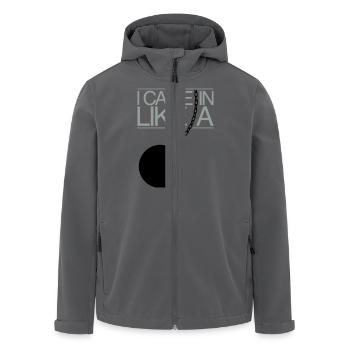 I Came In Like A Wrecking Ball - Recycelte Männer Softshell-Jacke von Stanley/Stella - Anthrazit - Vorne - AI Model Male 185 light (185cm)