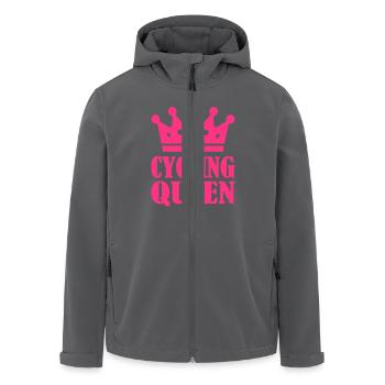 Cycling Queen - Recycelte Männer Softshell-Jacke von Stanley/Stella - Anthrazit - Vorne - AI Model Male 185 light (185cm)