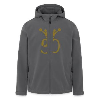 30 Krone König Prinz Königin Prinzessin - Recycelte Männer Softshell-Jacke von Stanley/Stella - Anthrazit - Vorne - AI Model Male 185 light (185cm)