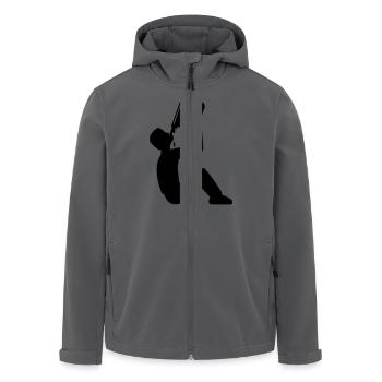 vergiften öl benzin diesel trinken saufen betrinke - Recycelte Männer Softshell-Jacke von Stanley/Stella - Anthrazit - Vorne - AI Model Male 185 light (185cm)