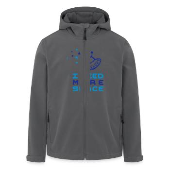 Space-T-Shirt - Recycelte Männer Softshell-Jacke von Stanley/Stella - Anthrazit - Vorne - AI Model Male 185 light (185cm)