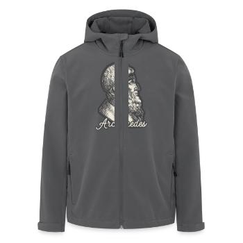 Archimedes - Recycelte Männer Softshell-Jacke von Stanley/Stella - Anthrazit - Vorne - AI Model Male 185 light (185cm)