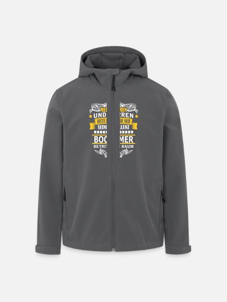 BOCHUMER - Recycelte Männer Softshell-Jacke von Stanley/Stella - Anthrazit