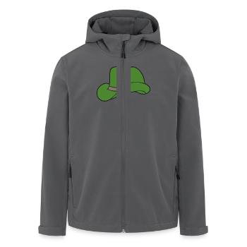 hut gruen - Recycelte Männer Softshell-Jacke von Stanley/Stella - Anthrazit - Vorne - AI Model Male 185 light (185cm)