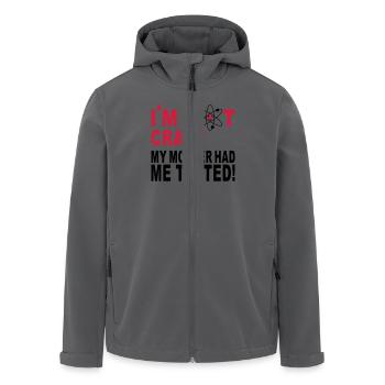 im not crazy - Recycelte Männer Softshell-Jacke von Stanley/Stella - Anthrazit - Vorne - AI Model Male 185 light (185cm)