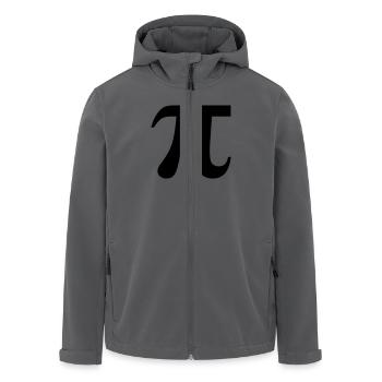 PI - Recycelte Männer Softshell-Jacke von Stanley/Stella - Anthrazit - Vorne - AI Model Male 185 light (185cm)