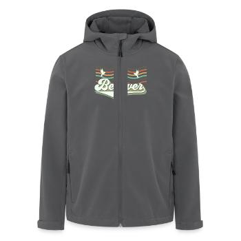 Believer - Recycelte Männer Softshell-Jacke von Stanley/Stella - Anthrazit - Vorne - AI Model Male 185 light (185cm)