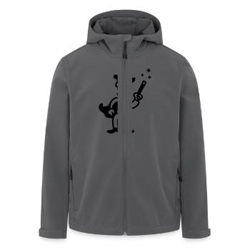 Zauberer - Line - Recycelte Männer Softshell-Jacke von Stanley/Stella - Anthrazit - Vorne - AI Model Male 185 light (185cm)