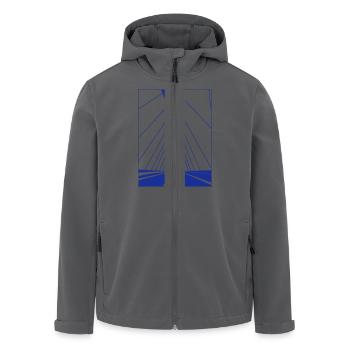 Sundbrücke (einfarbig) - Recycelte Männer Softshell-Jacke von Stanley/Stella - Anthrazit - Vorne - AI Model Male 185 light (185cm)