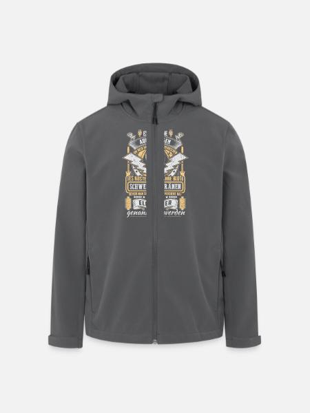 Elektriker Abkürzungen - Recycelte Männer Softshell-Jacke von Stanley/Stella - Anthrazit