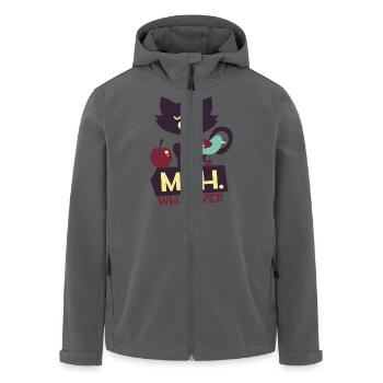 Katze - Vogel - Tiere Haustier niedlich - whatever - Recycelte Männer Softshell-Jacke von Stanley/Stella - Anthrazit - Vorne - AI Model Male 185 light (185cm)