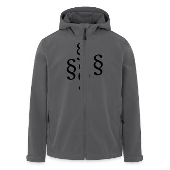 paragraph - Recycelte Männer Softshell-Jacke von Stanley/Stella - Anthrazit - Vorne - AI Model Male 185 light (185cm)