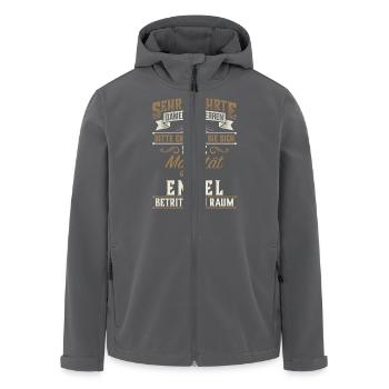 Majestsät Enkel Enkelsohn Enkelkind Geschenk - Recycelte Männer Softshell-Jacke von Stanley/Stella - Anthrazit - Vorne - AI Model Male 185 light (185cm)