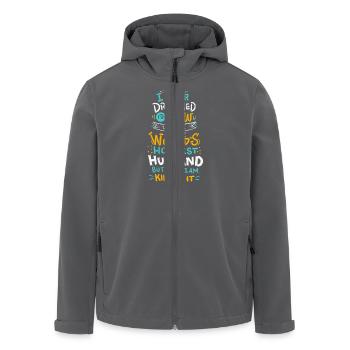 I Never Dreamed I'd Be World's Hottest Husband - Recycelte Männer Softshell-Jacke von Stanley/Stella - Anthrazit - Vorne - AI Model Male 185 light (185cm)