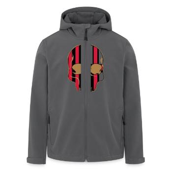 Milan Fan Ultras Tottenkopf - Recycelte Männer Softshell-Jacke von Stanley/Stella - Anthrazit - Vorne - AI Model Male 185 light (185cm)