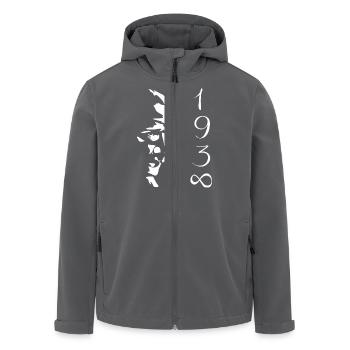 Atatürk 1938 - Recycelte Männer Softshell-Jacke von Stanley/Stella - Anthrazit - Vorne - AI Model Male 185 light (185cm)