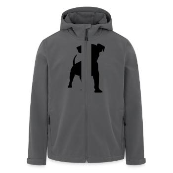 chihuahua - Recycelte Männer Softshell-Jacke von Stanley/Stella - Anthrazit - Vorne - AI Model Male 185 light (185cm)