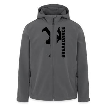Breakdance - Recycelte Männer Softshell-Jacke von Stanley/Stella - Anthrazit - Vorne - AI Model Male 185 light (185cm)