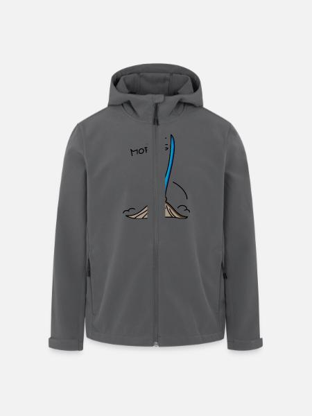 Kein Mobbing - Recycelte Männer Softshell-Jacke von Stanley/Stella - Anthrazit
