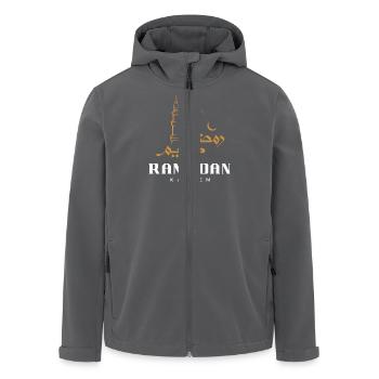 Ramadan Mubarak - Recycelte Männer Softshell-Jacke von Stanley/Stella - Anthrazit - Vorne - AI Model Male 185 light (185cm)