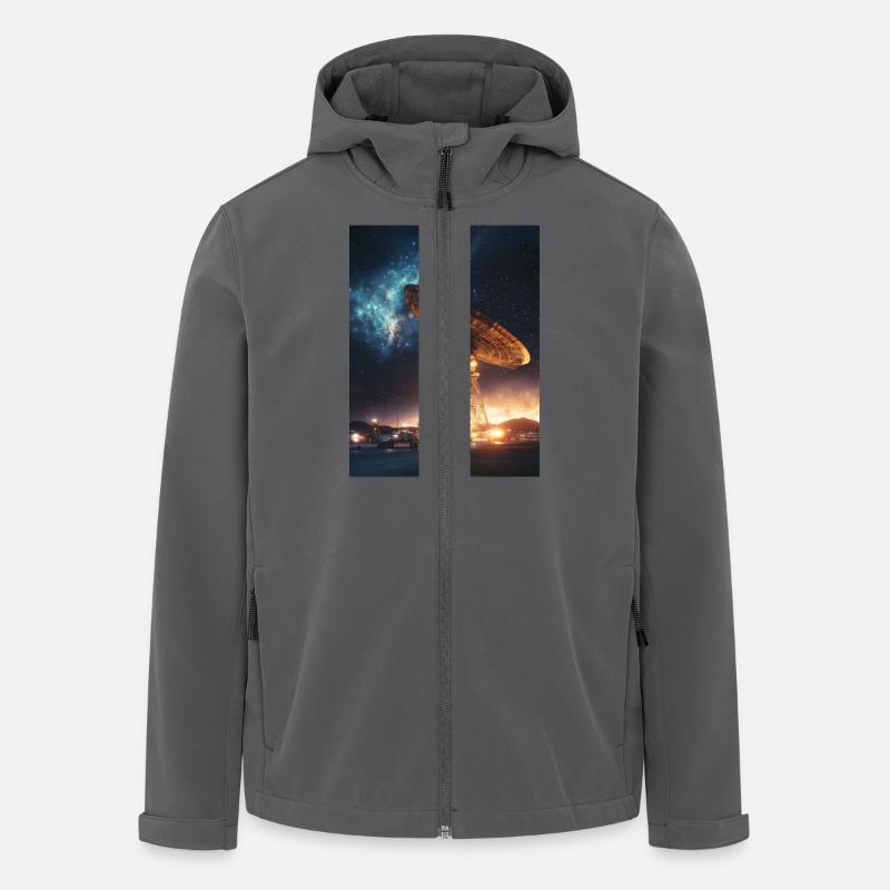 Lost in Space 1 4 - Recycelte Männer Softshell-Jacke von Stanley/Stella - Anthrazit