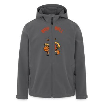 ente basketball - Recycelte Männer Softshell-Jacke von Stanley/Stella - Anthrazit - Vorne - AI Model Male 185 light (185cm)